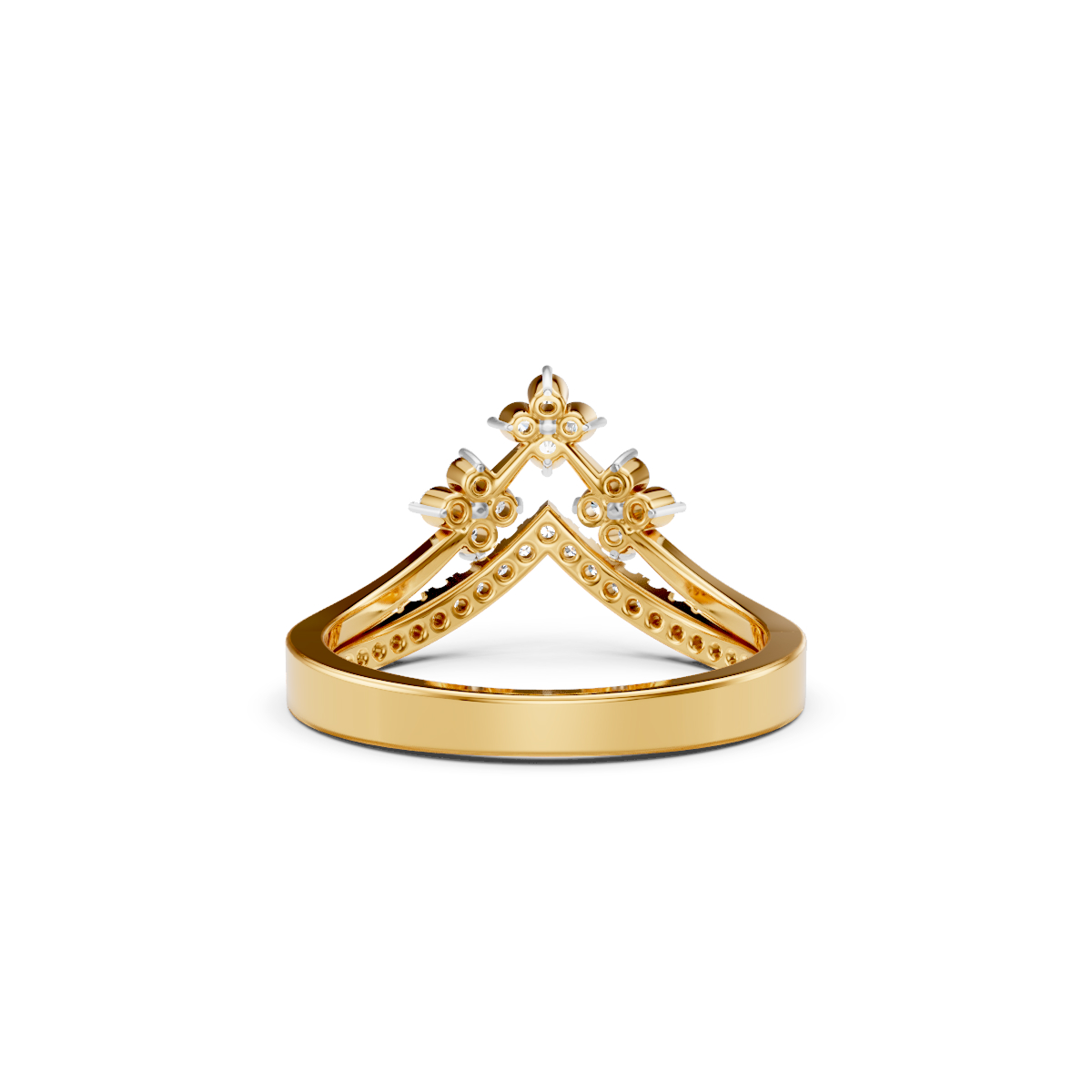 Tiara Lab Grown Diamond Crown Statement Ring